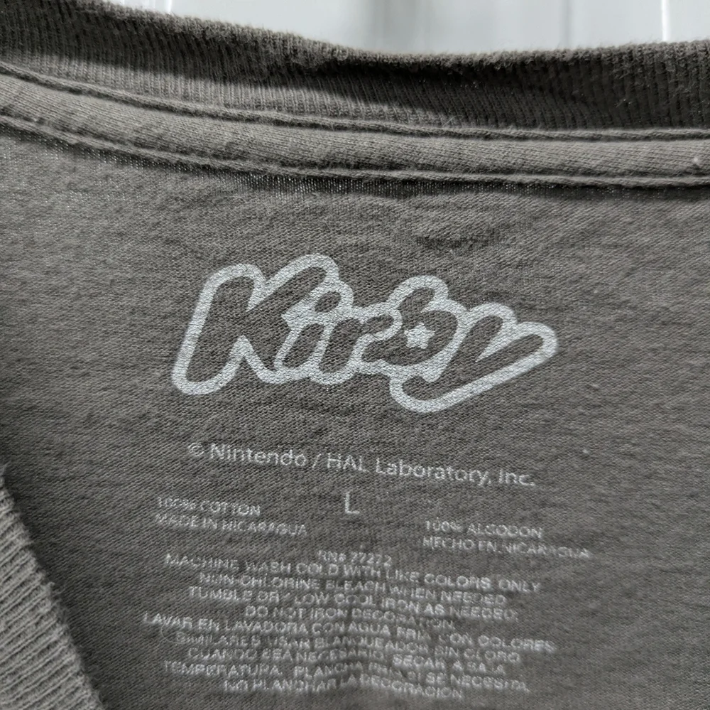 Kirby gray tee